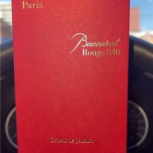 Baccarat Rouge 540 Extrait with Gold Lettering
